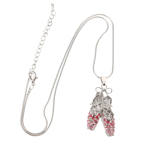 LIGIGWASH Ballerina Halskette mit Funkelnden Strasssteinen Zarte Clavicle Chain Schmuck für Frauen Leichtes Design Elegantes zu Geburtstag Hochzeit Valentinstag Party von LIGIGWASH