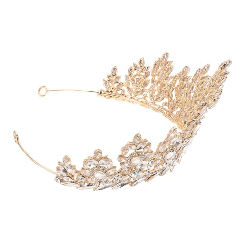 LIGIGWASH Barock aus Zinklegierung mit Strasssteinen Tiara für Frauen Vielseitige Hochzeitsschmuck Langlebig und Formbeständig Geeignet für Braut Geburtstag und Bühne von LIGIGWASH