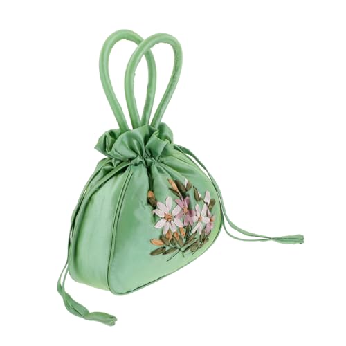 LIGIGWASH Floral Bestickte Handtasche Für Damen Kleine Umhängetasche Mit Blütenmotiv Für Hochzeiten Und Alltag Vielseitig Als Handtasche Clutch Oder Tragetasche Nutzbar von LIGIGWASH