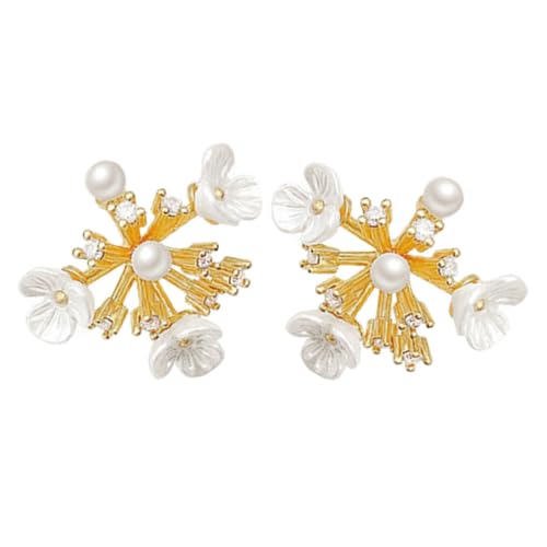 LIGIGWASH Blumen Ohrstecker Damen Ohrschmuck Chic Blüten Design Modisch Elegant Schmuck Für Frauen Teen von LIGIGWASH