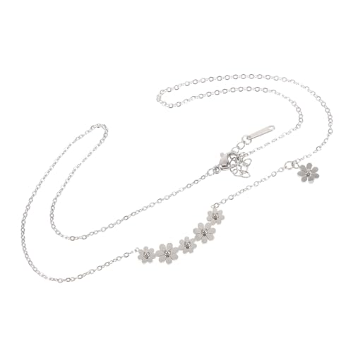 LIGIGWASH Blumen anhänger Halskette Damen Zarte Kette aus Hochwertiger Legierung Leichter Schmuck für Alltag und Geschenk LIGIGWASH Blumen anhänger Halskette Damen Zarte Kette aus Hochwertiger Legierung Leichter Schmuck für Alltag und Geschenk von LIGIGWASH