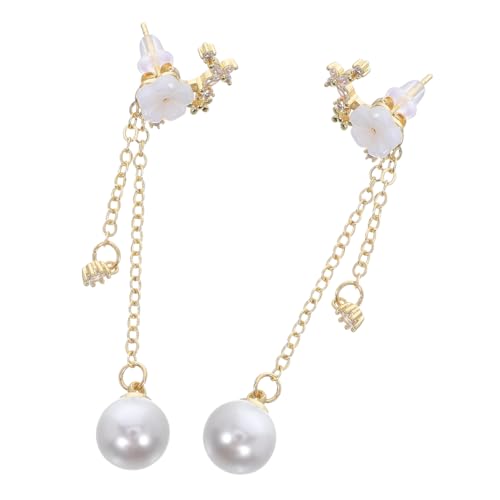 LIGIGWASH Blumige Ohrringe Mit Quasten Langanhängende Muschel-design-ohrhänger Für Damen Blumen-ohrringe Für Besondere Anlässe Und Täglichen Gebrauch Für Sommer-outfits Und Stilvolle von LIGIGWASH