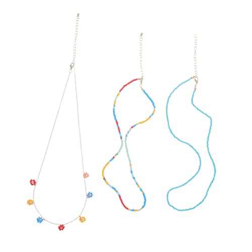 LIGIGWASH Strandhalskette Für Damen Boho-kette Mit Kunstperlenmix Und Ethno-anhänger Schlüsselbeinkette Aus Legierung Layering-halskette Für Alltag Und Urlaub von LIGIGWASH