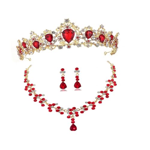 LIGIGWASH Halsketten-ohrring-set Für Damen Eleganter Schmuck Für Hochzeit Party Und Kostüm-accessoires Verarbeitet von LIGIGWASH