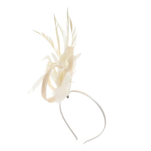 LIGIGWASH Braut-haar-fascinator: Braut-fascinator Mit Blumenfeder-haarspange Für Frauen – Elegantes Handgefertigtes Hochzeits-stirnband, Kopfschmuck Für Zeremonien, Events, Auftritte von LIGIGWASH