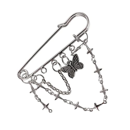 LIGIGWASH Brosche mit Schmetterlingsdesign Stilvolles Accessoire für Kleidung Multi Anstecknadel für Damen und Herren für Partys und Besondere Anlässe von LIGIGWASH