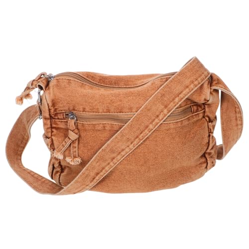 LIGIGWASH Canvas Tasche Geldbörsen Canvas Einkaufstasche Für Damen Reise Umhängetasche Messenger Tasche Damen Jeanstasche Mit Taschen von LIGIGWASH