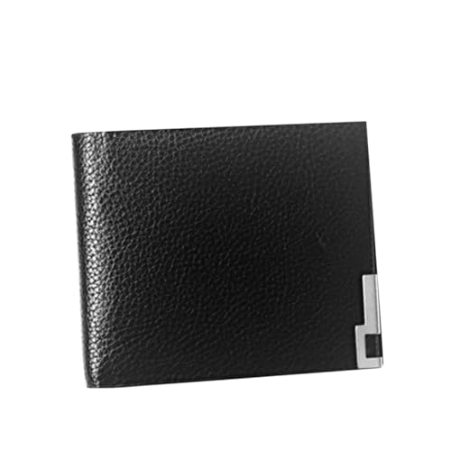 LIGIGWASH Casual Herren Geldbörse aus weichem PU Material Schlankes Portemonnaie mit Münzfach Kartenhalter für Studenten und Alltag Modisches Einfaches Männer Portemonnaie von LIGIGWASH
