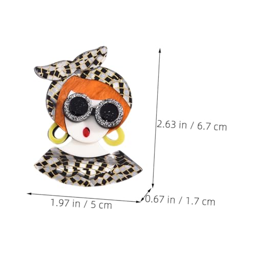 LIGIGWASH Creative Mädchen Brosche Anstecknadel für Jacken Pullover Blusen Stilvolle Brustnadel für Alltag Party Valentinstag Muttertag Hochzeit Vielseitiges Accessoire von LIGIGWASH