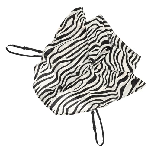 LIGIGWASH Damen Abnehmbarer Fake Kragen aus Baumwolle mit Modischem Zebra Muster Dekorativer Falscher Hemdkragen Vielseitiger Schmuckkragen für Pullover Kleider Jacken und Zufällige Farbe von LIGIGWASH