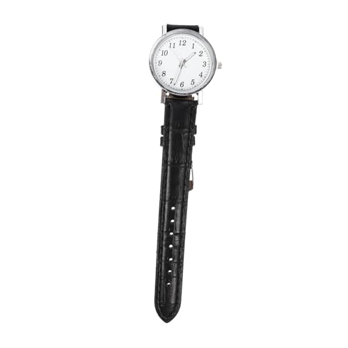 LIGIGWASH Damen Analog Uhr Armbanduhr mit Schwarzem Band Weißen Ziffern Tragbar für Schule Party Ergänzung für Stilbewusste Frauen von LIGIGWASH