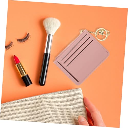LIGIGWASH Damen Mini Geldbörse mit Schlüsselanhänger Modische Kleine Brieftasche aus Kunstmaterial Mehrschichtiges Portemonnaie mit Kartenfächern Kompaktes Münzfach für Alltag und Reisen von LIGIGWASH
