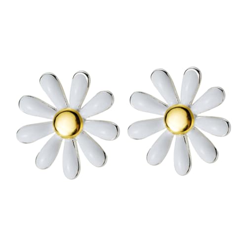 LIGIGWASH Gänseblümchen Blumen Ohrringe Daisy Ohrringe Stilvolle Für Mädchen Kleine Ohrstecker Schlichtes Und Elegantes Design von LIGIGWASH