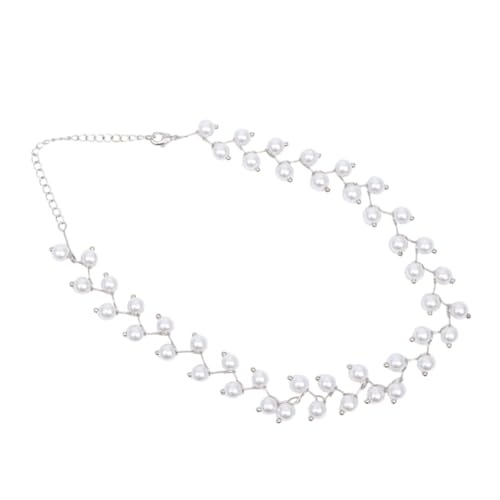 LIGIGWASH Damen Perlenkette mit Modischem Anhänger Verarbeitung Schlichtes Design Vielseitiger Schmuck für Alltag Party und Besondere Anlässe für Frauen und Mädchen von LIGIGWASH