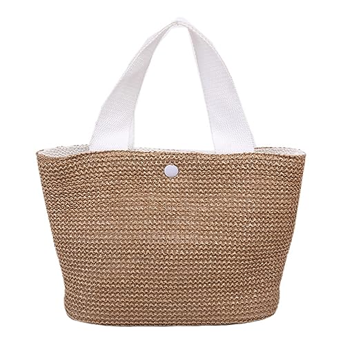 LIGIGWASH Damen Strohgewebte Strandtasche Schultertasche für Sommer Große Kapazität für Reisen Freizeit Strand Urlaub Exquisites Design LIGIGWASH Damen Strohgewebte Strandtasche Schultertasche für Sommer Große Kapazität für Reisen Freizeit Strand Urlaub Exquisites Design von LIGIGWASH