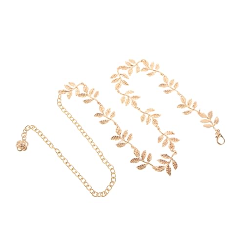 LIGIGWASH Damen Taillenkette Metall Bauchkette mit Design Leichte Körperkette für Strandparty Verstellbarer Hüftgürtel Schmuck für Frauen Modische Sommer Kette Goldfarben LIGIGWASH Damen Taillenkette Metall Bauchkette mit Design Leichte Körperkette für Strandparty Verstellbarer Hüftgürtel Schmuck für Frauen Modische Sommer Kette Goldfarben von LIGIGWASH