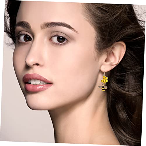 LIGIGWASH Baumelnde Bienenohrringe Aus Metall Leichte Tropfenohrringe Für Frauen Anhänger Modischer Ohrschmuck Zur Hochzeit Und Besonderen Anlässen LIGIGWASH Baumelnde Bienenohrringe Aus Metall Leichte Tropfenohrringe Für Frauen Anhänger Modischer Ohrschmuck Zur Hochzeit Und Besonderen Anlässen von LIGIGWASH