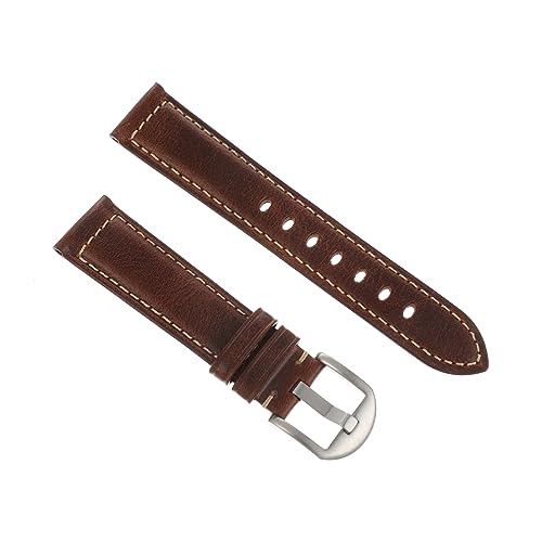 LIGIGWASH Echtes Uhrenarmband Verstellbar Robust Unisex Armband für Herren Damen Vintage Stil Alltag Sport Büro von LIGIGWASH