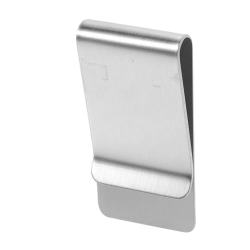 LIGIGWASH Edelstahl Geldclip Doppelseitig Geldklammer Schlankes Design für Damen und Herren Fronttasche Geeignet Langlebiger Geldscheinklammer Ersatz für Geldbörse von LIGIGWASH