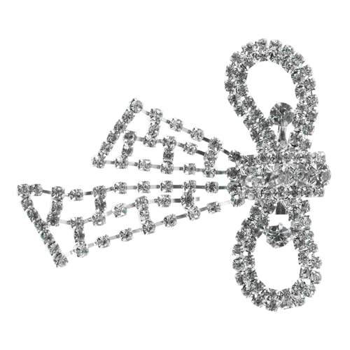 LIGIGWASH Elegante Brosche mit Schleife und Quaste Abnehmbare Anstecknadel Multifunktionales Schmuck Accessoire für Schuhe Taschen Anzüge Geeignet für Hochzeit Party Abendkleidung von LIGIGWASH