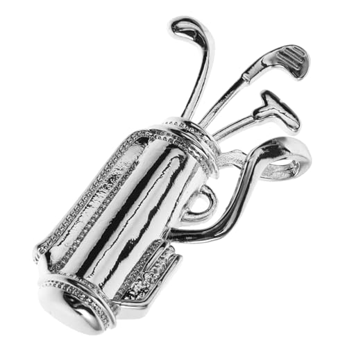 LIGIGWASH Elegante Golfclub Brosche mit Strass Modischer Anstecker für Damen und Herren Kreative Metall anstecknadel als Kleidungsdeko für Anzug Pullover Schal und Festliche Outfits von LIGIGWASH