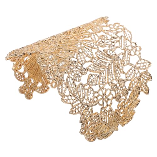 LIGIGWASH Eleganter Vergoldeter Armreif Damen Filigranes Breites Spitzen Design Handgelenkschmuck für Braut und Festliche Anlässe Hitzebeständig und Vielseitig Kombinierbar LIGIGWASH Eleganter Vergoldeter Armreif Damen Filigranes Breites Spitzen Design Handgelenkschmuck für Braut und Festliche Anlässe Hitzebeständig und Vielseitig Kombinierbar von LIGIGWASH