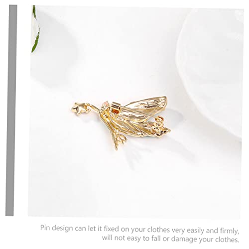 LIGIGWASH Elfenschmuck Brosche aus Hochwertiger Legierung Langlebige Anstecknadel für Damenkleidung Vielseitiger Lapel Pin zur Dekoration von Jacken Schals und Accessoires Modischer von LIGIGWASH