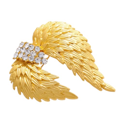 LIGIGWASH Engelsflügel Brosche Anstecknadel Legierung mit Strass Modisches Accessoire für Damen und Herren für Kleidung Taschen und Anzüge LIGIGWASH Engelsflügel Brosche Anstecknadel Legierung mit Strass Modisches Accessoire für Damen und Herren für Kleidung Taschen und Anzüge von LIGIGWASH
