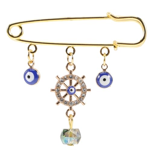 LIGIGWASH Evil Eye Brooch Pin Damen Herren Vintage Anstecknadel für Hochzeit Party Festival Modisches Accessoire Geschenk von LIGIGWASH
