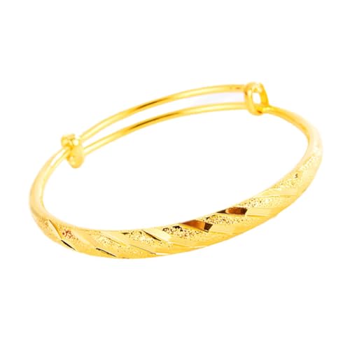 LIGIGWASH Fashion Damen Armband aus Hochwertigem Kupfer Modischer Alluvial Gold Armreif Eleganter Schmuck für Party Hochzeit und Alltag Stilvoller und Einzigartiger Armschmuck von LIGIGWASH