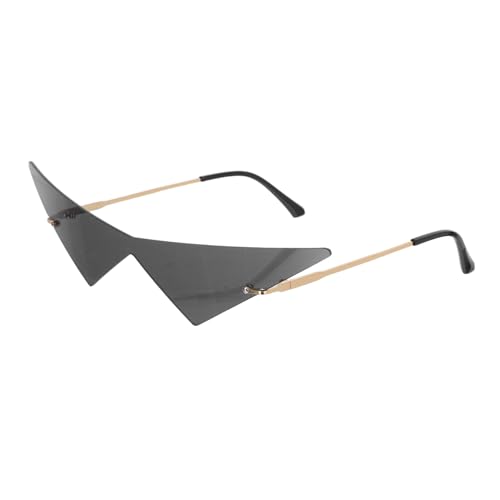 LIGIGWASH Frameless Dreieckige Sonnenbrille Party Brille Modisch Leicht Schutz Stylish Unisex Für Strand Party Alltag von LIGIGWASH