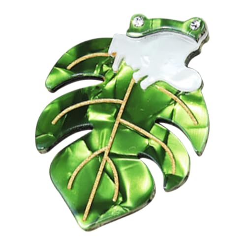 LIGIGWASH Frosch Brosche Anstecknadel Cartoon Design Acrylbrosche für Kleidung Stilvolles Accessoire Robust und Kreativ für Jacken Rucksäcke Hüte und Taschen von LIGIGWASH