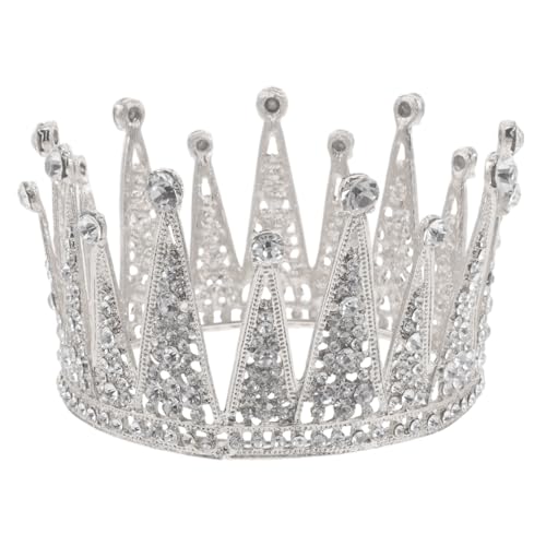 LIGIGWASH Für Diademe Kopf Brautparty Hochzeit Und Frauen Tiara Prinzessin Festzug Königin Rundes Haar Kopfschmuck Krone Funkelndes Stirnband Zubehör Voller Abschlussball Spezielle von LIGIGWASH
