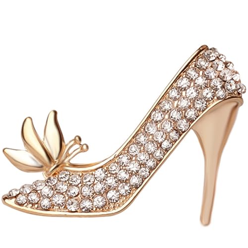 LIGIGWASH Funkelnde High Heel Brosche Damen Anstecknadel Strass Schmuck für Kleidung Party Geburtstag Valentinstag für Freundinnen Kolleginnen LIGIGWASH Funkelnde High Heel Brosche Damen Anstecknadel Strass Schmuck für Kleidung Party Geburtstag Valentinstag für Freundinnen Kolleginnen von LIGIGWASH