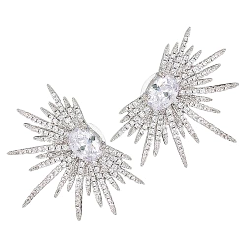 LIGIGWASH Funkelnde Stern Ohrstecker Damen Strass Ohrschmuck Elegant für Besondere Anlässe Hochzeit Brautjungfern Accessoire Modisch von LIGIGWASH