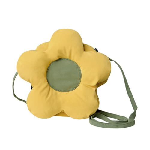 LIGIGWASH Gelbe Sonnenblume Schultertasche Damen Robuste Outdoor Storage Bag Modische Crossbody Umhängetasche mit Feiner Textur und Sicherer Aufbewahrung Vielseitig für Alltag und Party von LIGIGWASH