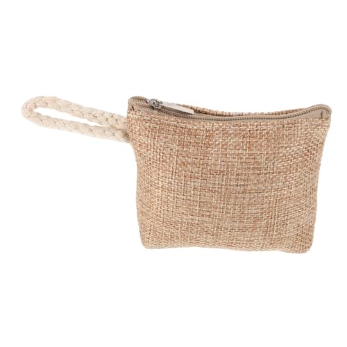 LIGIGWASH Schminktasche Für Frauen Reisetasche Beutel Für Geldbörse Wechseltasche Kleine Münztasche Schlüsseltasche Gebrauchstasche Geldbörsen-Organizer Schlüsselanhängertasche Aus Baumwolle von LIGIGWASH