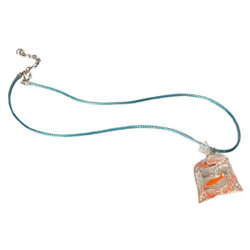 LIGIGWASH Goldfisch Anhänger Halskette für Frauen Dainty Goldene Halskette mit Niedlichem Fischdesign für Alltag und Besondere Anlässe Leicht und Hautfreundlich von LIGIGWASH