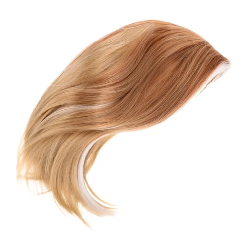 LIGIGWASH Gradient Helle Bob Perücke Damen Kurzhaar Gerade Mittelscheitel Synthetisch Leicht Verstellbar Für Halloween Kostüm Alltag Party von LIGIGWASH