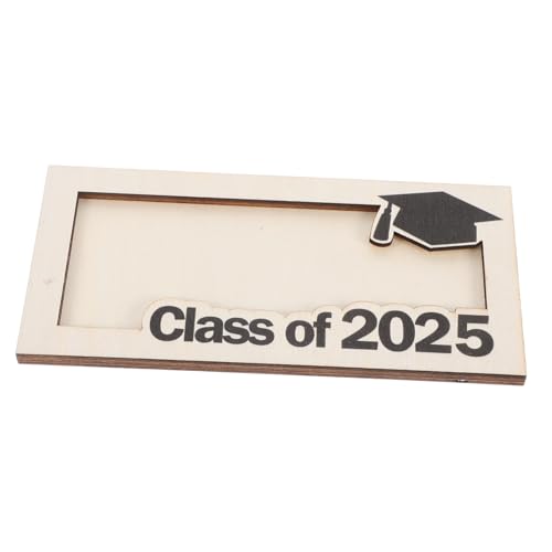 LIGIGWASH Graduationsgeschenk Holz Geldhalter Kartenetui für Männer Frauen Visitenkartenhalter für Bargeld Kreditkarten Fotos Multifunktionale Aufbewahrung für Abschlussfeiern von LIGIGWASH