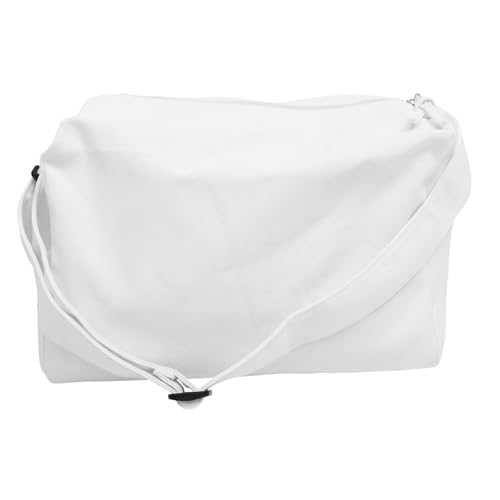 LIGIGWASH Große Canvas Crossbody Tasche Damen Leichte Umhängetasche mit Verstellbarem Schultergurt Vielseitige Alltagstasche Stilvoller Look für Schule Arbeit und Freizeit von LIGIGWASH