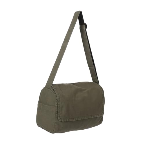 LIGIGWASH Canvas-umhängetasche Für Damen Studententasche Mit Laptop-schultertasche Alltagstasche Aus Robustem Canvas-material Raum Für Tägliche Notwendigkeiten Verstellbare Riemen Für von LIGIGWASH