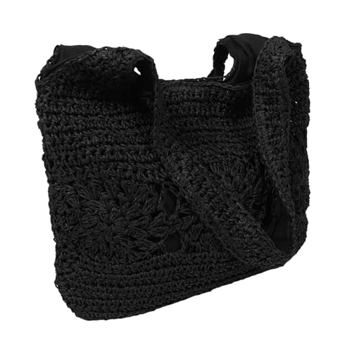 LIGIGWASH Große Tragetasche Strandtasche Geldbörse Gewebte Tragetasche Schultertasche Für Den Strand Sommer Strandtasche Umhängetasche Für Den Strand von LIGIGWASH