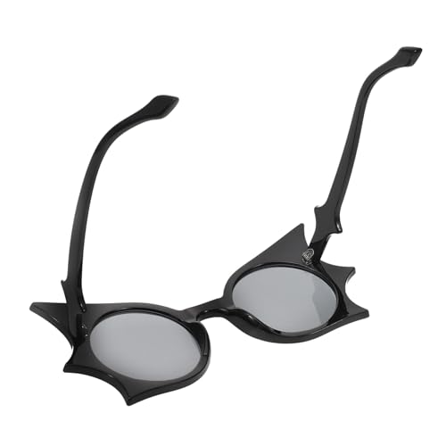 LIGIGWASH Halloween Sonnenbrille Bat Form Lustige Partybrille aus Robustem Kunststoff Auffällige Schwarze Rahmen und Graue Gläser Originelle Novelty Brille für Halloween und Sommerferien LIGIGWASH Halloween Sonnenbrille Bat Form Lustige Partybrille aus Robustem Kunststoff Auffällige Schwarze Rahmen und Graue Gläser Originelle Novelty Brille für Halloween und Sommerferien von LIGIGWASH