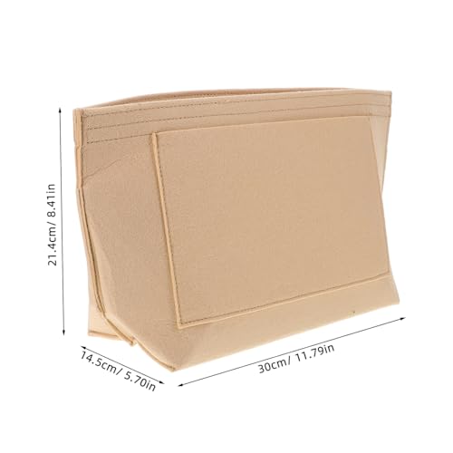 LIGIGWASH Handtaschen Organizer Einsatz Filz mit Großer Kapazität Wiederverwendbar und Robust Innentasche für Make Up Schlüssel und Alltag Passend für Tote Handtasche Umhängetasche für von LIGIGWASH