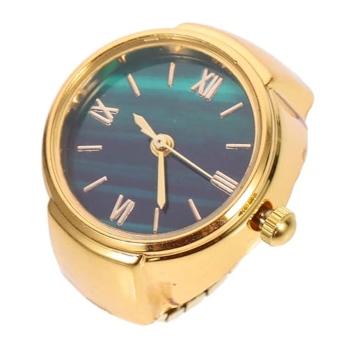 LIGIGWASH Herren Fingeruhr Ringuhr Aus Legierung Modische Fingerringuhr Präzise Zeitangabe Für Damenfinger Für Täglichen Gebrauch von LIGIGWASH