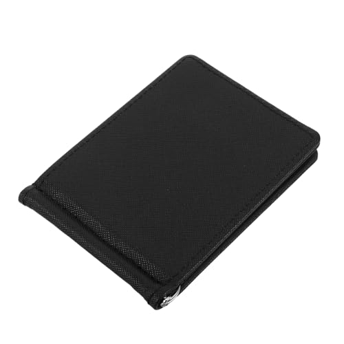 LIGIGWASH Herren Geldbörse PU Ultra Dünn Minimalistisch Mehrlagig Kartenetui Schwarz Business Freizeit Kompakt Tragbar Organizer von LIGIGWASH