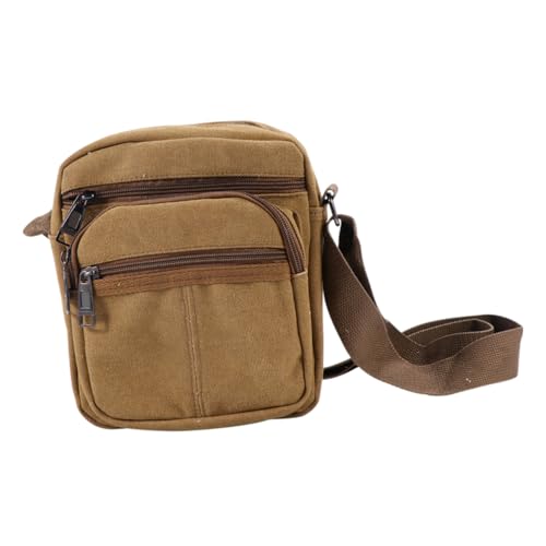 LIGIGWASH Herren Umhängetasche Robustem Canvas Schultertasche mit Verstellbarem Gurt Kleine Freizeit Handtasche für Männer Begleitung für Reisen LIGIGWASH Herren Umhängetasche Robustem Canvas Schultertasche mit Verstellbarem Gurt Kleine Freizeit Handtasche für Männer Begleitung für Reisen von LIGIGWASH