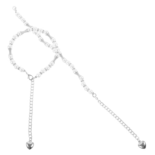 LIGIGWASH Hochwertige High Heel Schuhriemen mit Simulierten Perlen Lose Design für Sicheren Halt Passend Installation Modisches Damen Schuhzubehör für Lockere Absätze von LIGIGWASH