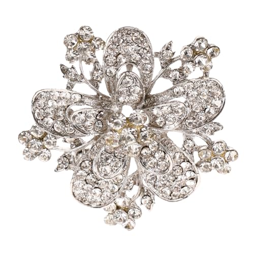 LIGIGWASH Strass Brosche Corsage Schmuck Hochzeit Anstecknadel Legierung Brosche Mit Strasssteinen Für Damenschmuck von LIGIGWASH